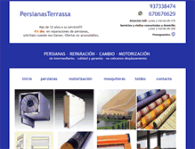 Tablet Screenshot of persianasterrassa.com